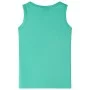 Camiseta de tirantes infantil verde 128 de , Camisetas para niños - Ref: Foro24-11672, Precio: 7,93 €, Descuento: %