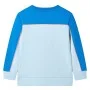 Sudadera infantil azul chillón y azul claro 128 de , Camisetas para niños - Ref: Foro24-11827, Precio: 10,77 €, Descuento: %