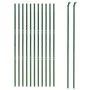 Cerca de alambre de acero galvanizado verde 1,4x25 m de , Paneles de vallas - Ref: Foro24-154059, Precio: 210,56 €, Descuento: %