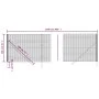 Cerca de alambre de acero galvanizado verde 1,4x25 m de , Paneles de vallas - Ref: Foro24-154059, Precio: 210,56 €, Descuento: %