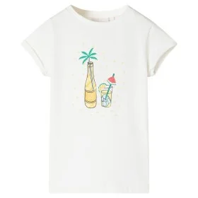 Camiseta infantil color crudo 128 de , Camisetas para niños - Ref: Foro24-11492, Precio: 7,50 €, Descuento: %