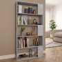 Estantería madera contrachapada gris hormigón 80x24x159cm de vidaXL, Librerías y estanterías - Ref: Foro24-800103, Precio: 62...
