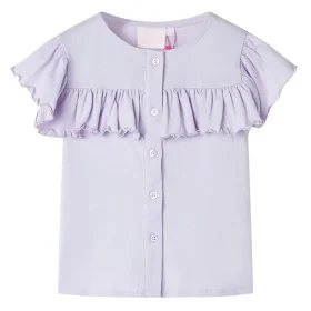 Camiseta infantil color lila 104 de , Camisetas para niños - Ref: Foro24-11520, Precio: 7,99 €, Descuento: %
