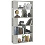 Estantería madera contrachapada gris hormigón 80x24x159cm de vidaXL, Librerías y estanterías - Ref: Foro24-800103, Precio: 62...