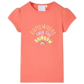 Camiseta infantil color coral 116 de , Camisetas para niños - Ref: Foro24-10771, Precio: 8,32 €, Descuento: %