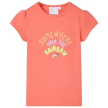 Camiseta infantil color coral 116 by , Kids T-shirts - Ref: Foro24-10771, Price: 8,32 €, Discount: %