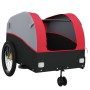 Remolque para bicicleta hierro negro y rojo 45 kg de , Remolques para bicicletas - Ref: Foro24-94146, Precio: 87,65 €, Descue...