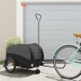 Remolque para bicicleta hierro negro 45 kg de , Remolques para bicicletas - Ref: Foro24-94150, Precio: 88,44 €, Descuento: %