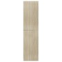 Armario de madera contrachapada roble sonoma 100x50x200 cm de vidaXL, Armarios roperos - Ref: Foro24-800228, Precio: 180,11 €...