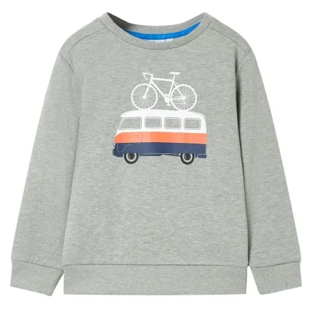 Sudadera infantil caqui claro mélange 140 de , Camisetas para niños - Ref: Foro24-12058, Precio: 10,97 €, Descuento: %