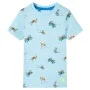 Camiseta infantil azul claro melange 92 de , Camisetas para niños - Ref: Foro24-11884, Precio: 8,64 €, Descuento: %