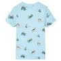 Camiseta infantil azul claro melange 92 de , Camisetas para niños - Ref: Foro24-11884, Precio: 8,64 €, Descuento: %