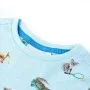 Camiseta infantil azul claro melange 92 de , Camisetas para niños - Ref: Foro24-11884, Precio: 8,64 €, Descuento: %