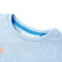 Camiseta infantil azul suave melange 128 de , Camisetas para niños - Ref: Foro24-12032, Precio: 8,45 €, Descuento: %