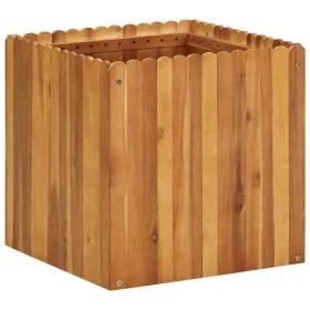 Arriate de madera maciza de acacia 50x50x50 cm de vidaXL, Maceteros y jardineras - Ref: Foro24-45927, Precio: 89,81 €, Descue...