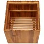 Arriate de madera maciza de acacia 50x50x50 cm de vidaXL, Maceteros y jardineras - Ref: Foro24-45927, Precio: 89,81 €, Descue...