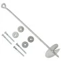 Ground anchors 4 pcs galvanized metal 10x60 cm by vidaXL, Spikes for anchoring in the ground - Ref: Foro24-145501, Price: 32,...