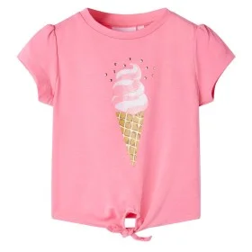 Camiseta infantil rosa brillante fluorescente 140 de , Camisetas para niños - Ref: Foro24-11253, Precio: 8,24 €, Descuento: %