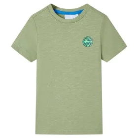 Camiseta infantil caqui claro 116 de , Camisetas para niños - Ref: Foro24-12341, Precio: 7,61 €, Descuento: %
