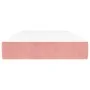 Colchón de muelles ensacados terciopelo rosa 120x190x20 cm de , Colchones - Ref: Foro24-4007159, Precio: 195,74 €, Descuento: %