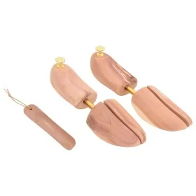 Estirador de zapatos con calzador EU 44-45 madera maciza cedro de , Hormas y ensanchadores de zapatos - Ref: Foro24-155243, P...