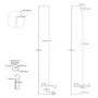 Ground anchors 4 pcs galvanized metal 10x60 cm by vidaXL, Spikes for anchoring in the ground - Ref: Foro24-145501, Price: 32,...