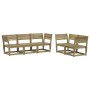 Juego de sofás de jardín 5 piezas madera de pino impregnada de , Conjuntos de jardín - Ref: Foro24-3216999, Precio: 452,27 €,...