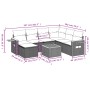 Set de sofás de jardín 8 pzas y cojines ratán sintético gris de , Conjuntos de jardín - Ref: Foro24-3259456, Precio: 503,13 €...