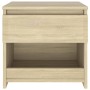 Mesita de noche madera contrachapada color roble 40x30x39cm de vidaXL, Mesitas de noche - Ref: Foro24-803449, Precio: 34,42 €...