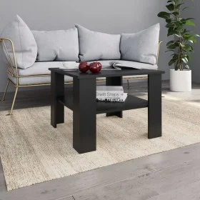 Mesa de centro madera contrachapada negro 60x60x42 cm de vidaXL, Mesas de centro - Ref: Foro24-800208, Precio: 43,73 €, Descu...