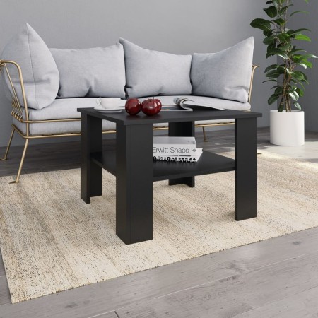 Mesa de centro madera contrachapada negro 60x60x42 cm de vidaXL, Mesas de centro - Ref: Foro24-800208, Precio: 44,32 €, Descu...