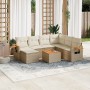 Juego de sofás de jardín con cojines beige 8 pzas ratán PE de , Conjuntos de jardín - Ref: Foro24-3259454, Precio: 529,54 €, ...