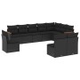 Set de sofás de jardín 10 pzas cojines ratán sintético negro de , Conjuntos de jardín - Ref: Foro24-3258471, Precio: 638,01 €...