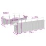 Set de sofás de jardín 9 pzas con cojines ratán sintético beige de , Conjuntos de jardín - Ref: Foro24-3259063, Precio: 598,2...