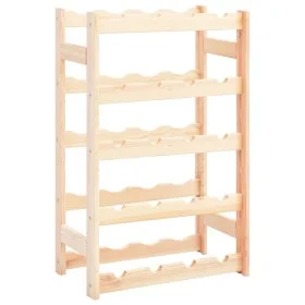 Pine wood wine rack for 20 bottles by vidaXL, Wine racks - Ref: Foro24-286193, Price: 27,58 €, Discount: %
