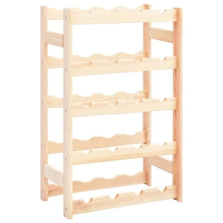 Pine wood wine rack for 20 bottles by vidaXL, Wine racks - Ref: Foro24-286193, Price: 27,58 €, Discount: %