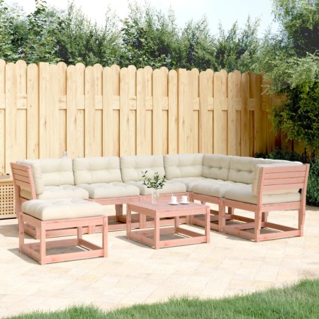 Juego de muebles jardín 7 pzas y cojines madera abeto Douglas de , Conjuntos de jardín - Ref: Foro24-3216938, Precio: 736,04 ...