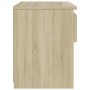 Mesita de noche madera contrachapada color roble 40x30x39cm de vidaXL, Mesitas de noche - Ref: Foro24-803449, Precio: 34,42 €...