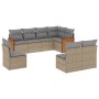 Juego de sofás de jardín con cojines beige 8 pzas ratán PE de , Conjuntos de jardín - Ref: Foro24-3260127, Precio: 506,49 €, ...