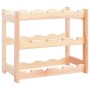 Botellero para 12 botellas de madera de pino de vidaXL, Botelleros - Ref: Foro24-286191, Precio: 20,99 €, Descuento: %