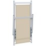 Sillas de playa plegables 2 unidades aluminio y textilene crema de , Sillas de jardín - Ref: Foro24-360169, Precio: 99,47 €, ...