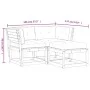 Set de sofás jardín 3 pzas con cojines madera pino marrón cera de , Conjuntos de jardín - Ref: Foro24-3216992, Precio: 340,28...