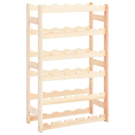 Pine wood wine rack for 30 bottles by vidaXL, Wine racks - Ref: Foro24-286194, Price: 34,22 €, Discount: %