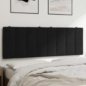 Black velvet padded headboard 120 cm by , Headboards and footboards - Ref: Foro24-374663, Price: 50,14 €, Discount: %