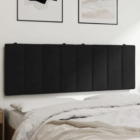 Black velvet padded headboard 120 cm by , Headboards and footboards - Ref: Foro24-374663, Price: 50,14 €, Discount: %