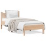 Estructura de cama madera maciza de pino 90x200 cm de , Camas y somieres - Ref: Foro24-844737, Precio: 108,40 €, Descuento: %