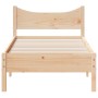 Estructura de cama madera maciza de pino 90x200 cm de , Camas y somieres - Ref: Foro24-844737, Precio: 108,40 €, Descuento: %