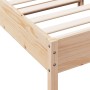 Estructura de cama madera maciza de pino 90x200 cm de , Camas y somieres - Ref: Foro24-844737, Precio: 108,40 €, Descuento: %