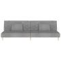 Two-seater sofa bed with two light gray fabric pillows. by , Sofas - Ref: Foro24-375887, Price: 248,79 €, Discount: %