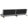 Sofá cama de 2 plazas con dos almohadas tela gris claro de , Sofás - Ref: Foro24-375887, Precio: 254,44 €, Descuento: %